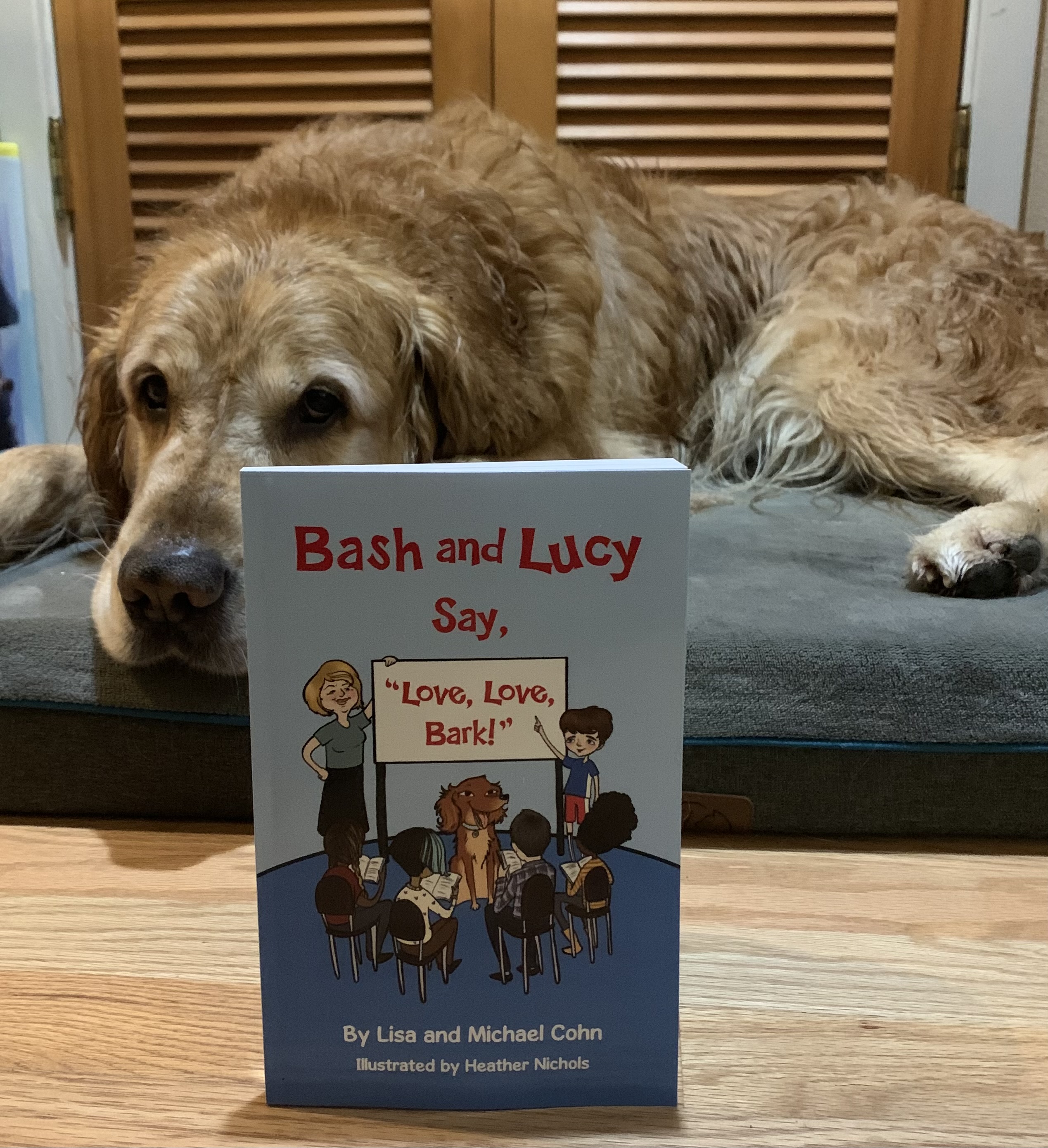 Bash and Lucy Say, "Love, Love, Bark!"